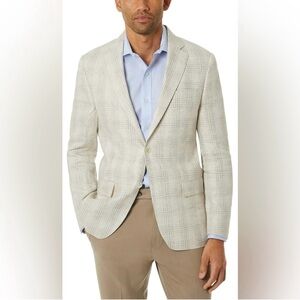 New Lauren Ralph Lauren Men's Classic Linen Blazer Lassiter, Sz 40R
